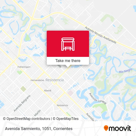 Avenida Sarmiento, 1051 map