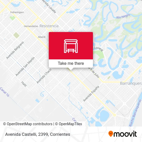 Avenida Castelli, 2399 map