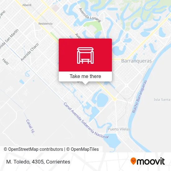 M. Toledo, 4305 map