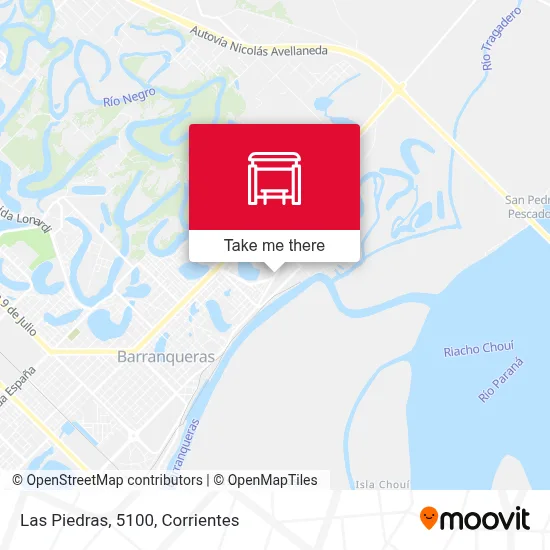 Las Piedras, 5100 map