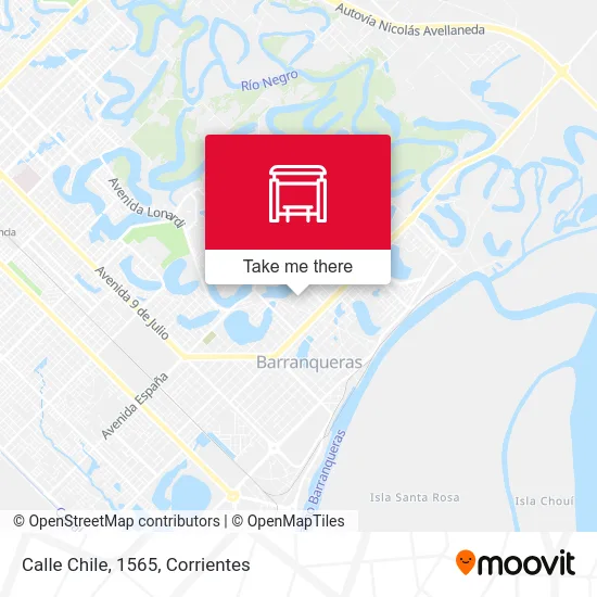 Calle Chile, 1565 map