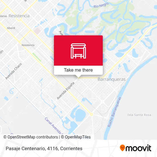 Pasaje Centenario, 4116 map