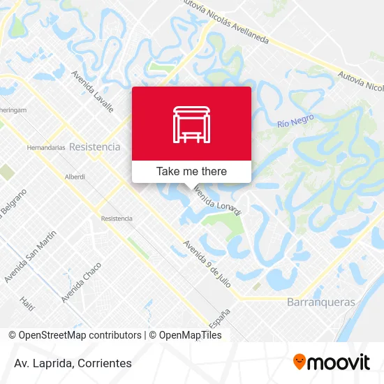 Av. Laprida map