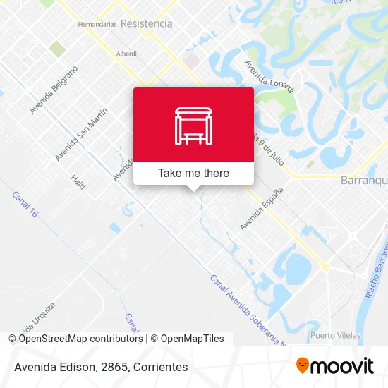 Avenida Edison, 2865 map