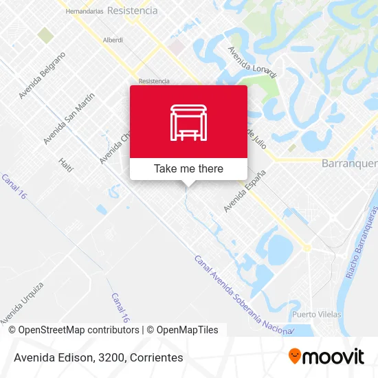 Avenida Edison, 3200 map