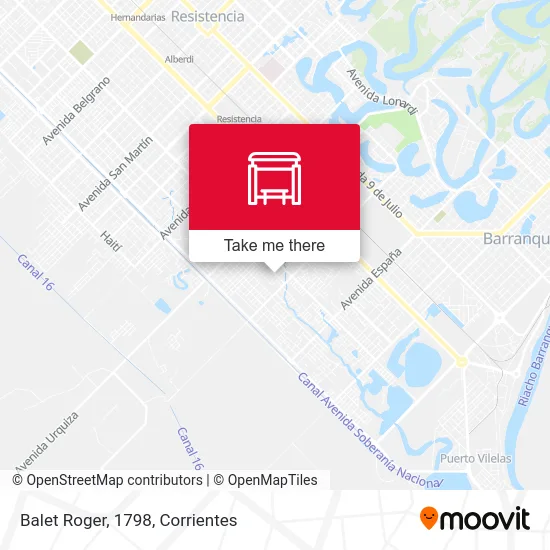Balet Roger, 1798 map