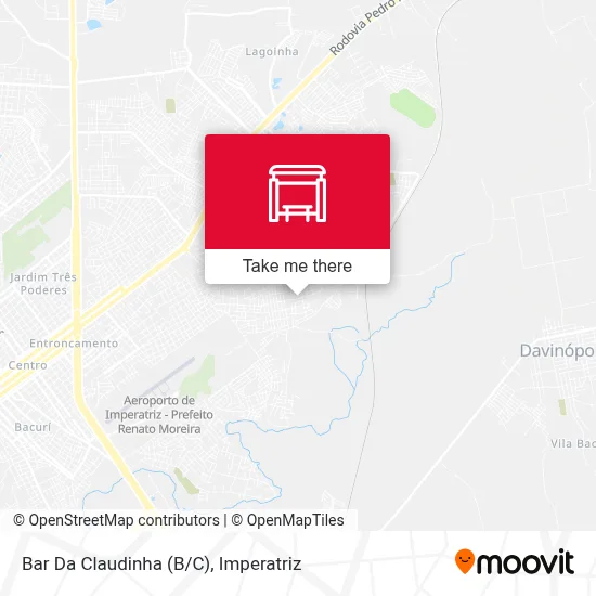 Bar Da Claudinha (B/C) map