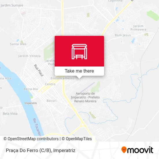 Praça Do Ferro (C/B) map