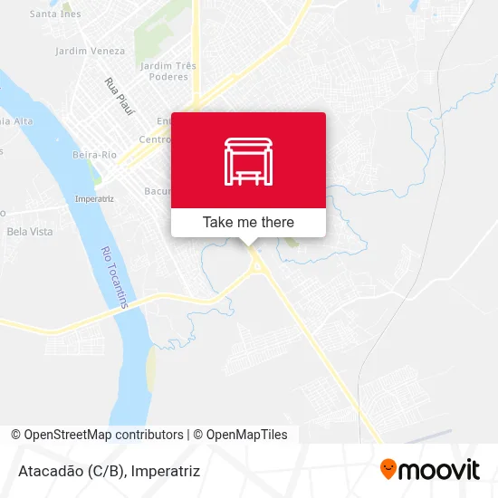 Atacadão (C/B) map