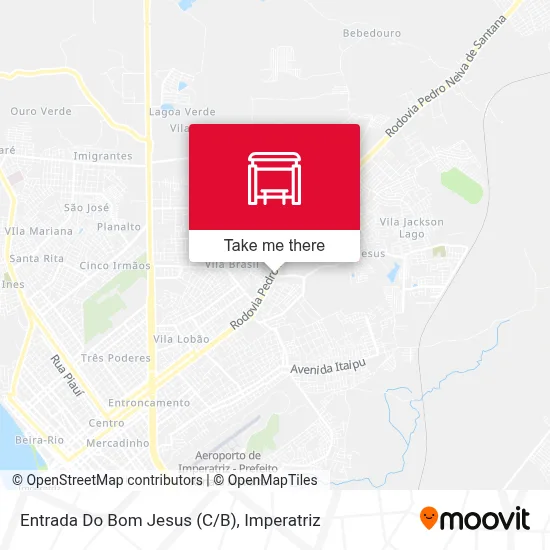 Entrada Do Bom Jesus (C/B) map