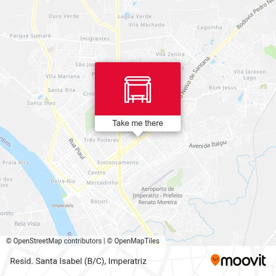 Resid. Santa Isabel (B/C) map