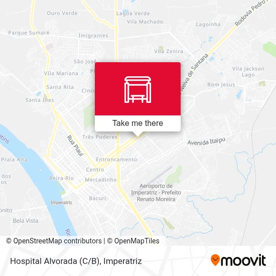 Hospital Alvorada (C/B) map