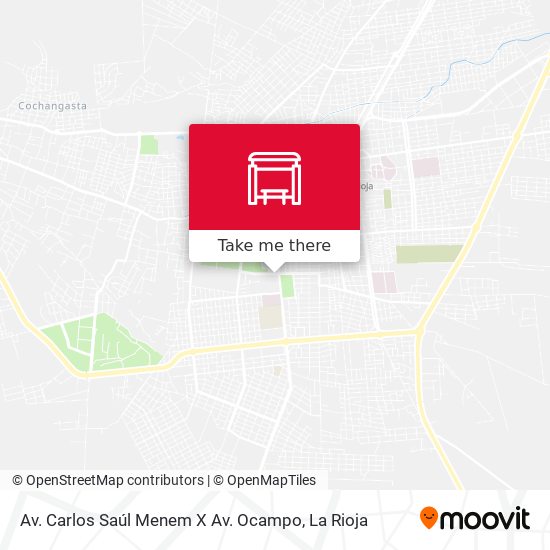 Mapa de Av. Carlos Saúl Menem X Av. Ocampo