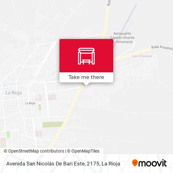 Mapa de Avenida San Nicolás De Bari Este, 2175