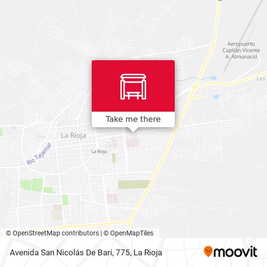 Mapa de Avenida San Nicolás De Bari, 775