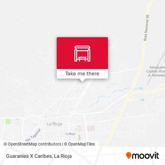 Guaraníes X Caribes map