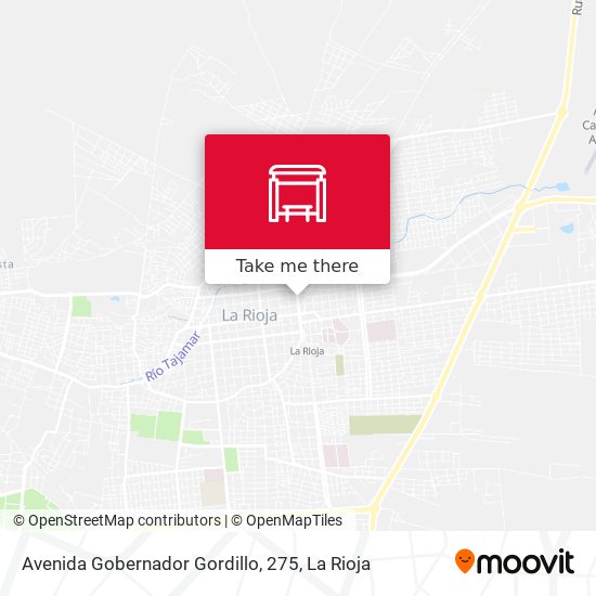 Mapa de Avenida Gobernador Gordillo, 275