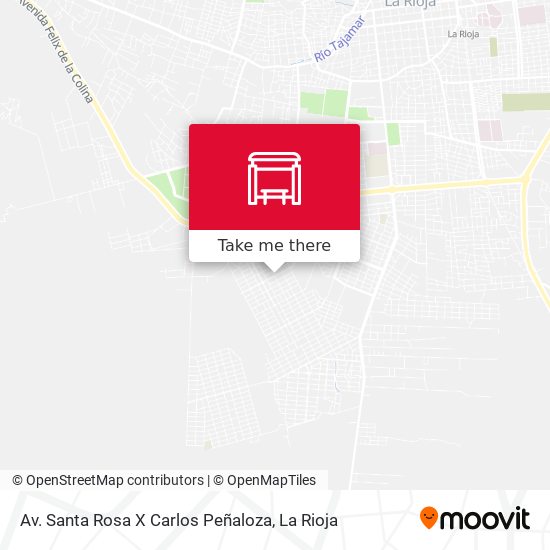 Av. Santa Rosa X Carlos Peñaloza map