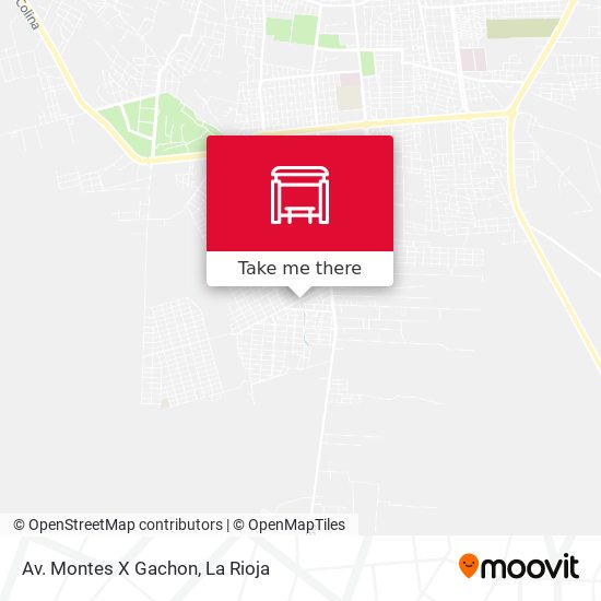 Av. Montes X Gachon map