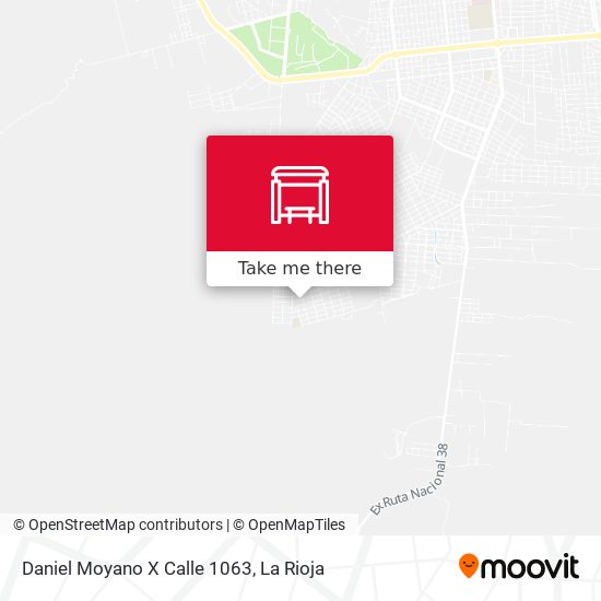 Daniel Moyano X Calle 1063 map