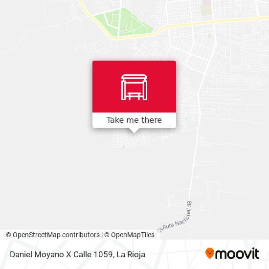 Mapa de Daniel Moyano X Calle 1059