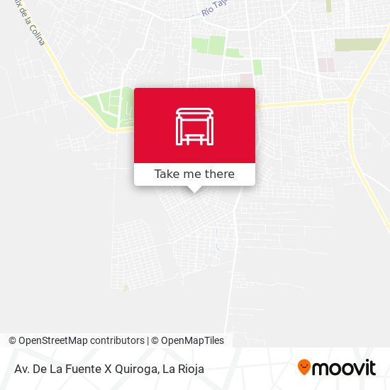 Av. De La Fuente X Quiroga map