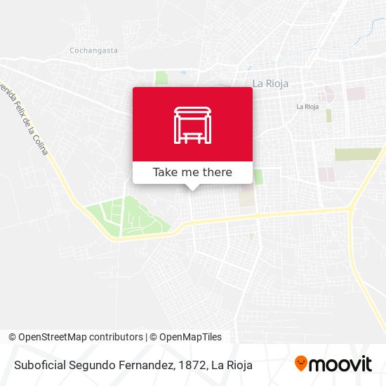 Suboficial Segundo Fernandez, 1872 map