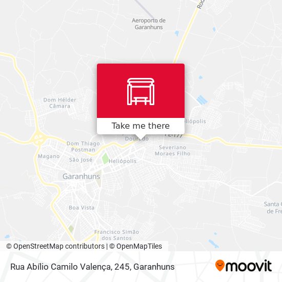 Rua Abílio Camilo Valença, 245 map