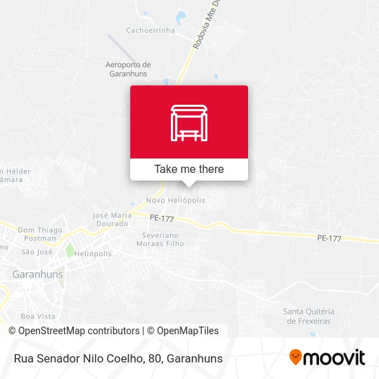 Rua Senador Nilo Coelho, 80 map