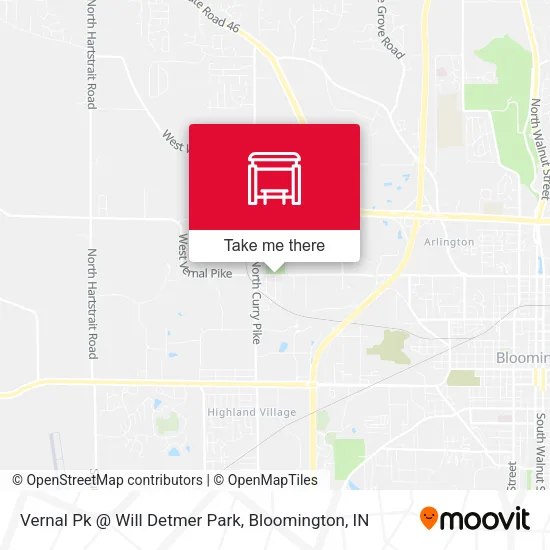 Mapa de Vernal Pk @ Will Detmer Park