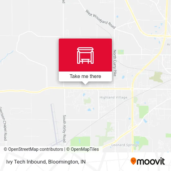 Mapa de Ivy Tech Inbound