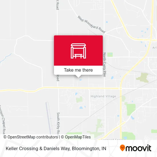 Keller Crossing & Daniels Way map