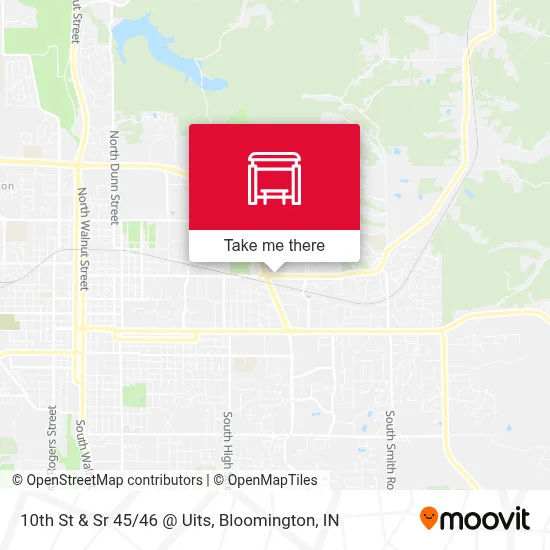 10th St & Sr 45/46 @ Uits map