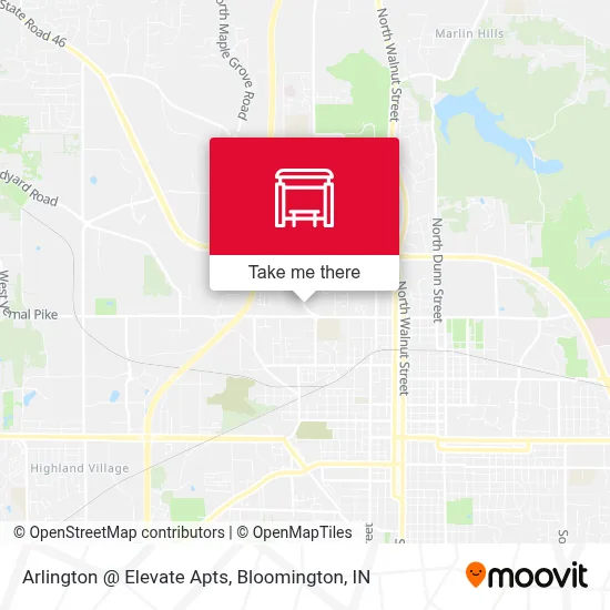 Arlington @ Elevate Apts map