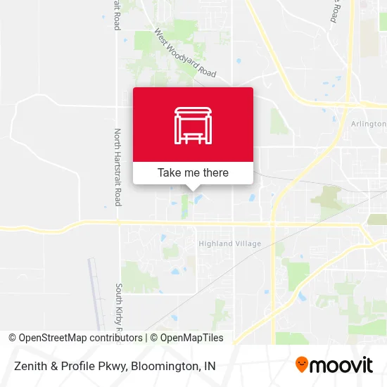 Zenith & Profile Pkwy map