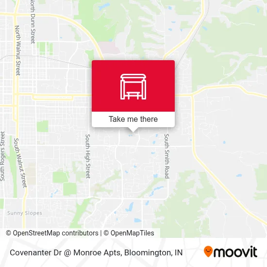 Covenanter Dr @ Monroe Apts map