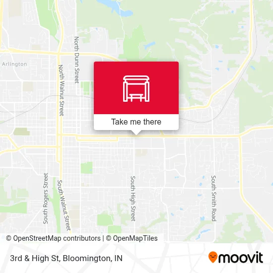 3rd & High St map