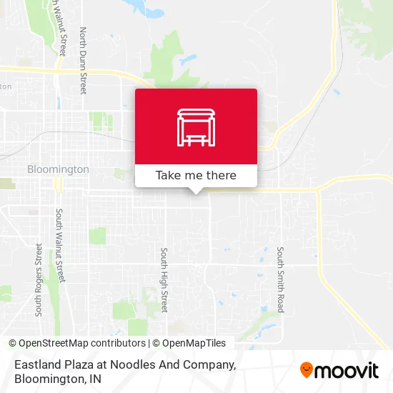 Noodles And Company Map How To Get To Eastland Plaza At Noodles And Company In Bloomington, In By  Bus?