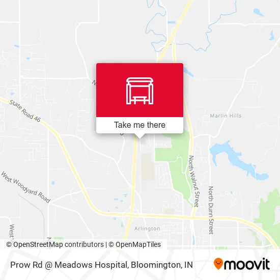 Mapa de Prow Rd @ Meadows Hospital