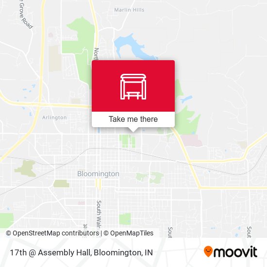 17th @ Assembly Hall map