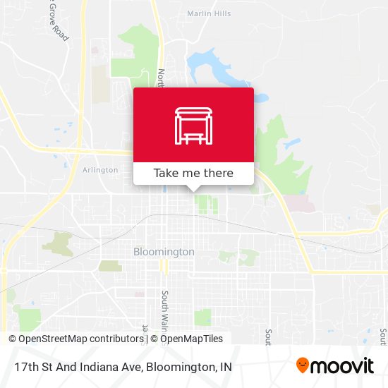 17th St And Indiana Ave map