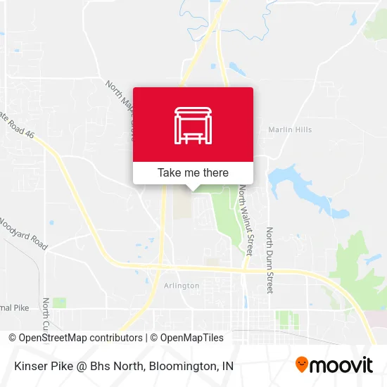 Mapa de Kinser Pike @ Bhs North