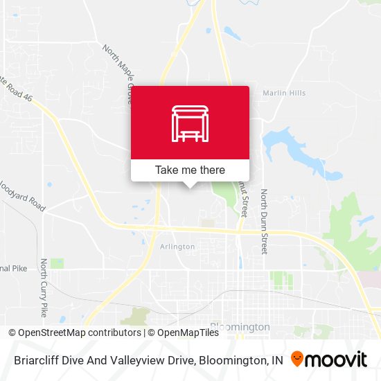 Mapa de Briarcliff Dive And Valleyview Drive