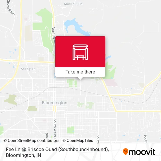 Mapa de Fee Ln @ Briscoe Quad (Southbound-Inbound)