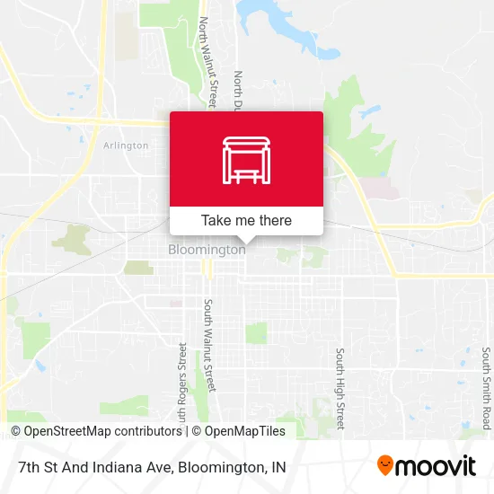 7th St And Indiana Ave map