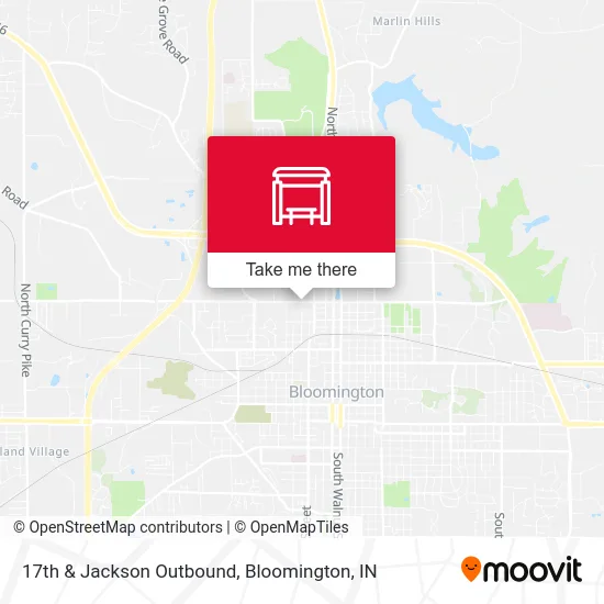 17th & Jackson Outbound map