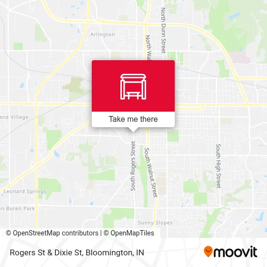 Rogers St & Dixie St map