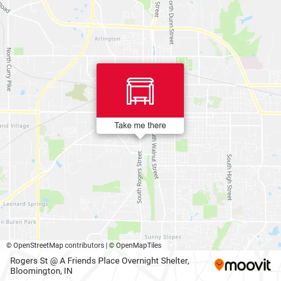 Mapa de Rogers St @ A Friends Place Overnight Shelter