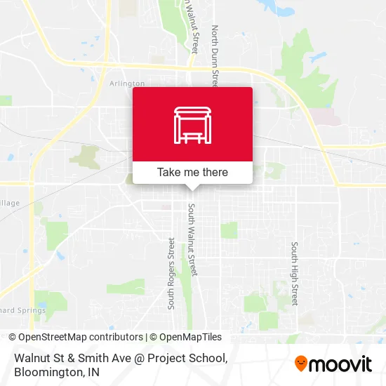 Mapa de Walnut St & Smith Ave @ Project School