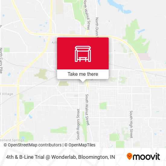 Mapa de 4th & B-Line Trial @ Wonderlab